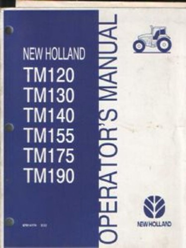 New holland tractor tm120 - holland,
