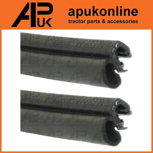 Door rear window - 2x, rubber