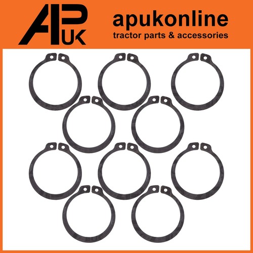 10x external circlips - external, 30mm